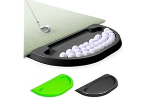 GoSports Plateau pour balles de golf toutes saisons – Noir ou vert