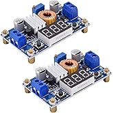 [2 Pack] DC-DC 5A Buck Converter 4-38V to 1.25-36V Voltage Regulator High Power Module with LED Display