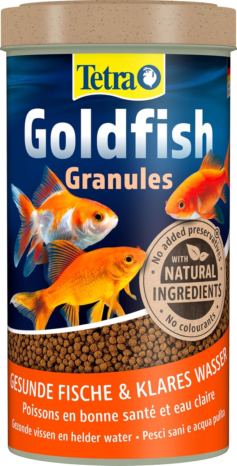 Tetra Goldfish Granules – Granules – Food Granules for Golden Carp and Other Cold Water Fish – Can 500 ml
