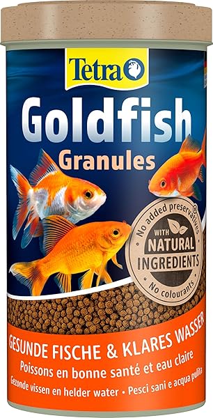 Tetra Goldfish Granules – Granules – Food Granules for Golden Carp and Other Cold Water Fish – Can 500 ml - 1
