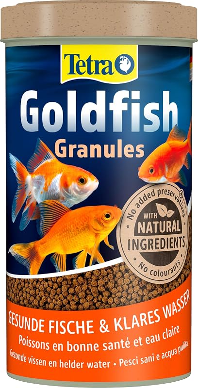 Tetra Goldfish Granules – Granules – Food Granules for Golden Carp and Other Cold Water Fish – Can 500 ml