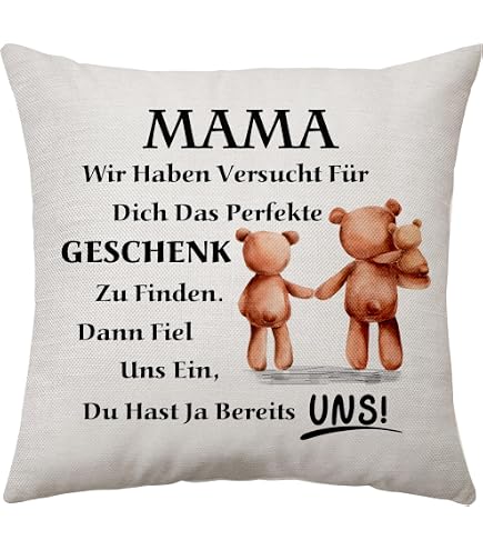 Geburtstagskissenbezug Mit Zahl 10-100 – Personalisiertes Geschenk Für Frauen, Männer, Teens, Aus Leinen, 45x45 Cm