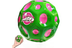 ‎JOLLYGO JollyGo Jump Ball-9.5 cm Big Moon Ball-Super High Bouncy Lightweight PU Material-Hüpfbälle-for Children and Pets-interaktives Spielzeug zum Stressabbau-Gummiball-Flummies für Kinder im Freien