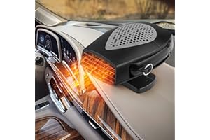 VCBB Car Heater, Potable Auto Heater Car Defroster Anti-Fog 12V Plug-in Cigarette Lighter Heater 2 in 1 Heating/Cooling Winter Car Defogger
