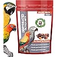 Congo® 300gm Dehydrated Oil Palm Nut for Parakeet, Cockatiels, Conure, Amazon, Senegal, African Grey, Macaw, Cockatoo, Eclectus and Other Birds, 300gm (Pack of 3)