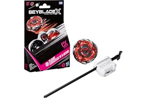 Beyblade X, Flame Cerberus W 5-80WB CX, Kit Inicial con Top Takara Tomy de Tipo Resistencia y Lanzador, Juego de Tops de Batalla, A Partir de 8 años