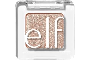 e.l.f. Fine as Fleck Glitter Eyeshadow - Champagne Showers | Lidschatten mit Glitzer, Weiche Textur, Augen Make-up mit Schimmer, Langanhaltend, Vegan | 0.06 oz. (1.8g)