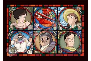 ENSKY Ghibli - Porco Rosso - Puzzle effet vitrail Une lettre de la mer Adriatique 208pcs