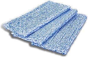 STAUBSAUGERLADEN.DE IHR PARTNER FÜR GERÄTE UND ZUBEHÖR Lot de 3 chiffons de nettoyage de rechange compatibles avec Vorwerk SP600 SP 600, nettoyeur pour sols durs, ainsi que les essuie-glaces sans fil Vorwerk SPB100 SPB 100, SPB7 SPB 7