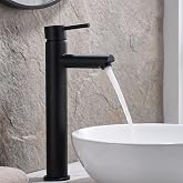 High Black Basin Tap &ndash; High Basin Tap | STAINLESS STEEL - Universal connections - Includes everything you need for assembly