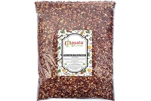 Dried Crushed Chilli Flakes | Red Chilli Flakes Indian Premium Quality by Masala Cottage® 25g-1.9kg (90, Grams)