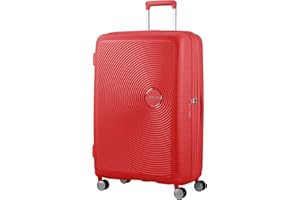 American Tourister Soundbox - Spinner L Erweiterbar Koffer, 77 cm, 110 L, Coral Red