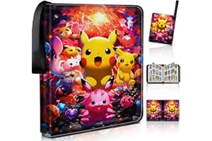 ZLPBAO Album para Cartas Grande, Album de Cartas Coleccionables 9 Bolsillos con capacidad para 1080 Cartas, para Tarjetas de Tamaño Estándar, Regalo para Coleccionistas