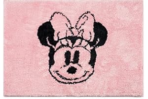 Jay Franco Disney Minnie Mouse Morbido Tappetino da Bagno Antiscivolo 51x77cm Peluche Tappeto Bagno
