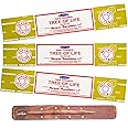 Satya Nag Champa Tree of Life Incense Sticks | x3 pack | with SAMASIA incense sticks holder | Used for Aromatherapy, Spa, Yoga, Weddings, Meditation, Healing, Positivity and Relaxation