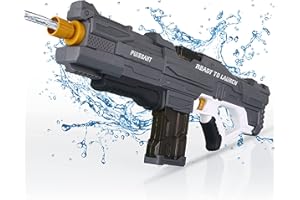 SK MISS Electric Water Gun, Powerful Water Guns Long Range Distance for Kids Adults - 650ML High Capacity, Automatic Water Pistol Blaster, Garden Swimming Pools Beach Toys