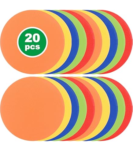 Dischi Segnalatori FORZA - Confezione Da 20 - Multisuperficie, 9 Colori - Per Allenamento Sportivo - Foto 2