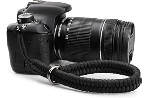 Sunya Kamera Handschlaufe. Verstellbarer Kameragurt für verschiedene Handgelenke, Ultraleichtes Gewicht Paracord Band Handgelenkschlaufe für DSLR