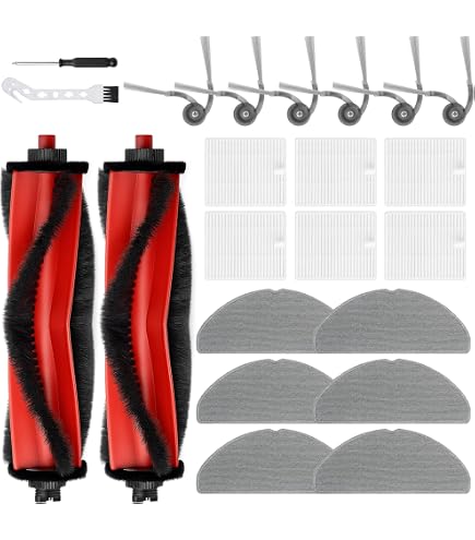 Ersatzteile Set Für Eureka J15 Pro Ultra – Hauptbürste, Seitenbürsten, Filter, Wischtücher, Staubbeutel – Komplett-Set Für Staubsauger