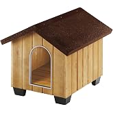 Ferplast Domus Wooden Roofed Kennel Large 81x102x78 Cm