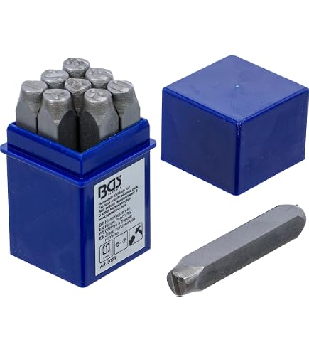 Lot De 27 Poinçons à Lettrer Dönges – A à Z, 8 Mm, Acier (Made In Germany)