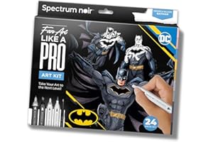 Spectrum Noir Pro Fan Art Set - 24 Piece - Batman