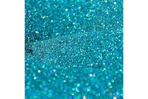 EliteKoopers Turquoise 3.5oz/100g Ultra Fine Glitter Sparkle Shine Powder dust for Nail Art and Crafts Decor