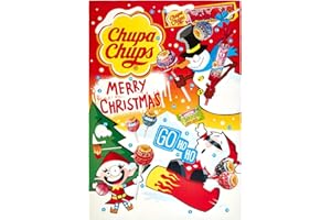 Chupa Chups Calendario dell'Avvento, Calendario Avvento con Lollipop e Gomme da Masticare, Gusti Assortiti, Ottimo Come Idea Regalo per Natale per Bambini, 24 Sorpresine