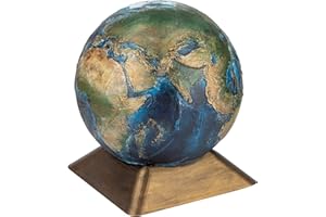GREGSPOL LTD Globe Urns For Human Ashes, Globe Style Urn, Globe Cremation Urn, World Globe Urn, Earth Urn, Artistic Globe Urn, Decorative Globe Urn For Home Decor (Memorial Plaque/NO)