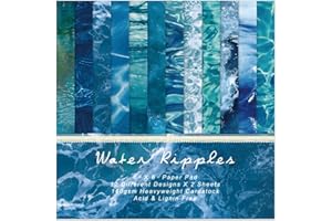 DIELIANHUA 24 PCS Scrapbook Papier, Decoupage Papier, Designpapier, Vintage Papier, Scrapbooking Papier, Dekopapier, Geeignet für DIY-Scrapbooking, Grußkarten, Hintergrundkarten, Tagebücher/B