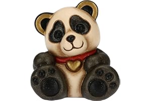 THUN - Soprammobile Minianimale Panda - Accessori per la Casa da Collezionare - Linea Thunimals - Formato Mini - Ceramica - 5 x 4,2 x 5,5 cm