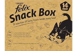 FELIX Mixed Snack Box Cat Treats 810g