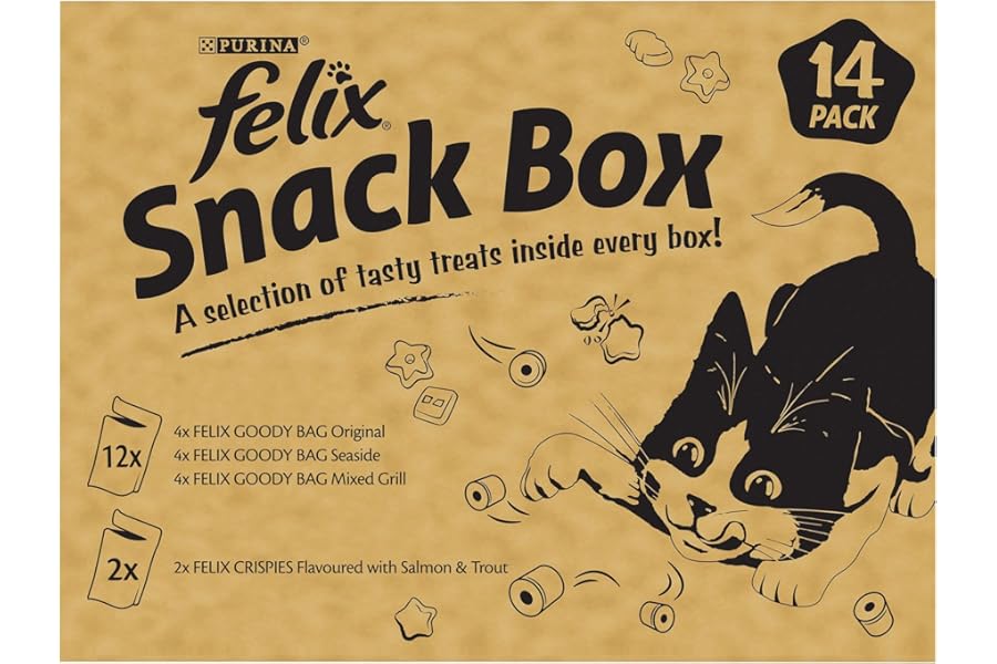 FELIX Mixed Snack Box Cat Treats 810g