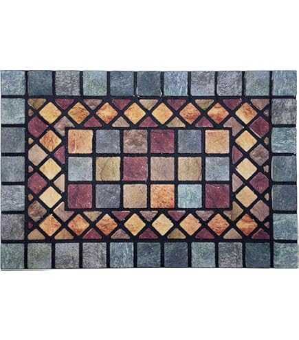 4All Door Mat 40x60cm - Heavy Duty Coir Door Mats Outdoor With Non-Slip