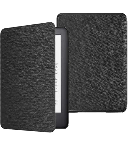 MOCA Smart Shell Protective PU Leather Flip Back Cover for Amazon