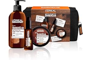 L'OREAL PARIS MEN EXPERT L'Oréal Men Expert BarberClub Trousse 3 Produits de Soin de Barbe/Visage pour Homme