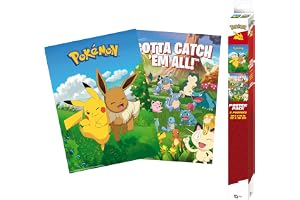 GBEye - POKEMON set med 2 chibi affischdekorationer (52 x 38 cm)