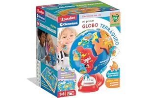 Clementoni Mi Primer Globe terrestre interactif, multicolore, taille unique (55482)