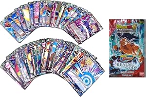GECO Dragon Ball Super - 30 Verschiedene Dragon Ball Super Karten + Booster - Englisch