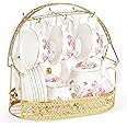 Theeservies 11-Delig Bone China Europese Koffiekopjesset