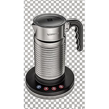 Nespresso Aeroccino+ Mousseur à Lait Chrome Chaud Froid 240V Modèle 3192