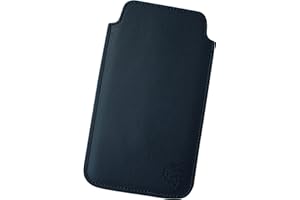 Davii Schutztasche für Google Pixel 4a 5G / 6/7 / 7 Pro mit Hülle, Hülle Einsteck Etui Lasche flach, Einschub Etui, innen weich Adler Gehärtet SXS Mond-Blau