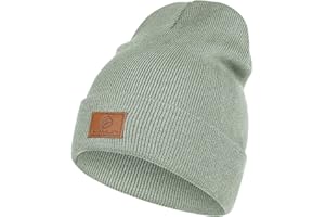 HAMUNI Beanie Mütze für Herren Damen, Klassische Wintermützen Bequem Atmungsaktiv Weich Acryl Beanie Hat Strickmütze Vintage Einfarbig Strick Bündchen Beanies Unisex