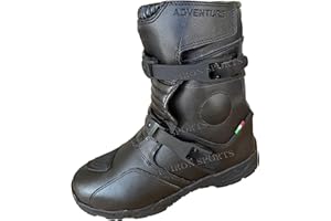 Eviron Adventure - Botas de piel para motocicleta MX Low Off Road