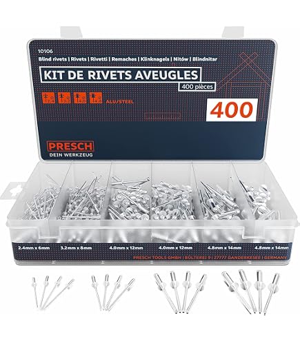 USAG Compact Hand Riveter – Straight Rivet Tool For DIY & Professional Use