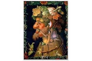 POSTERLOUNGE Autumn Plakat Giuseppe Arcimboldo 50 x 70 cm Złudzenie optyczne Dekoracja ścienna