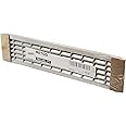 Ikea METOD Metal Louvered Ventilation Grille, 430x950mm, Stainless Steel, 702.561.77
