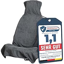 Autoschonbezug Frottee Schwarz - Universal Sitzbezug Für Vordersitze