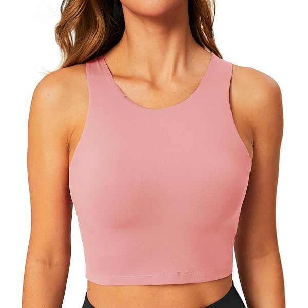 Haut De Sport Sans Manches Femme KBOPLEMQ - Fermeture éclair, Col Montant, Coupe Ajustée - Pour Gym, Fitness, été - 2