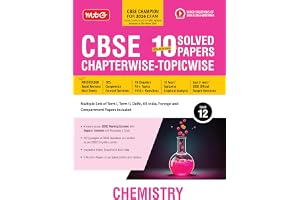 (Old Edition)MTG CBSE 10 Years (2025-2016) Chapterwise Topicwise Solved Papers Class 12 Chemistry Paperback 17 March 2025